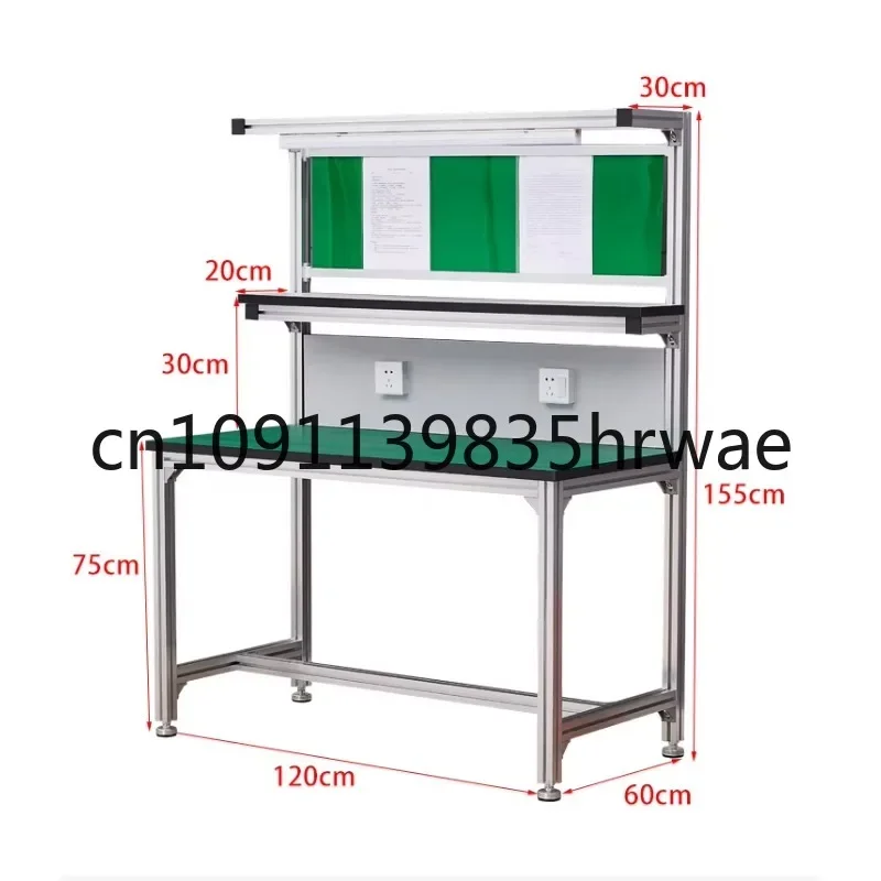 Factory DIY Popular Adjustable ESD Laboratory Work Tables Electronic Lab Workbench for Repairing Packing and Warehouse