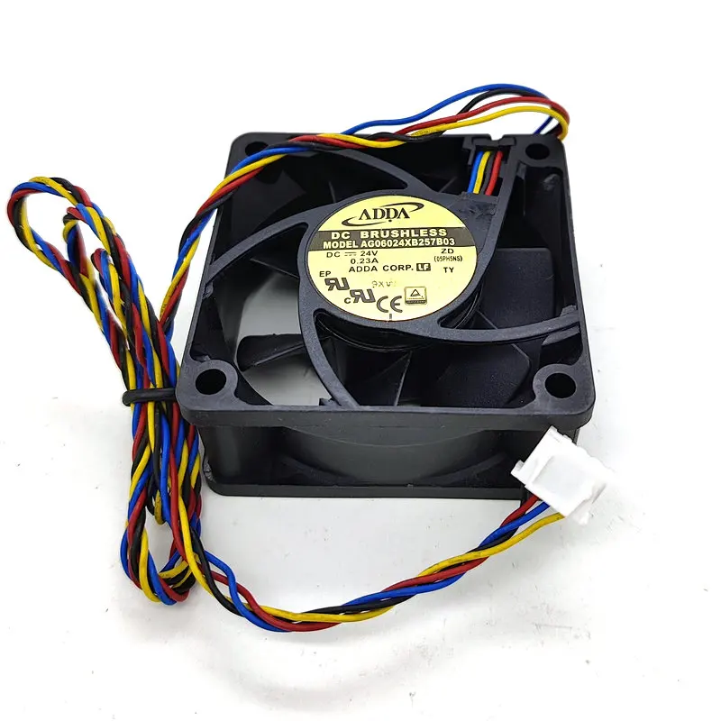 Original Cooling Fan for  Inverter AG06024XB257B03 DC24V 0.23A 60*60*25MM 4Lines