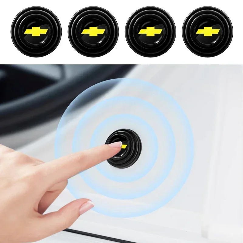 

1/2/4pcs Car Door Anti-collision Shock Silicone Pad Stickers For Chevrolet Cruze Aveo Captiva Lacetti Accessories Car Styling