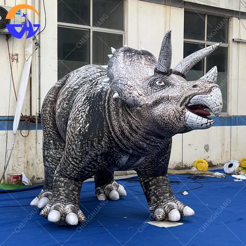 Huge Inflatable Dinosaurs Realistic Inflatable Dinosaurs Cartoon Animal Advertising Model for Theme Park Zoo Show Decoration