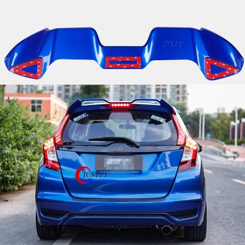 Roof Spoiler Type F Rear Trunk Wing ABS material Refit Accessories For Fit GK5 Jazz 2014 15 16 17 18 19 20