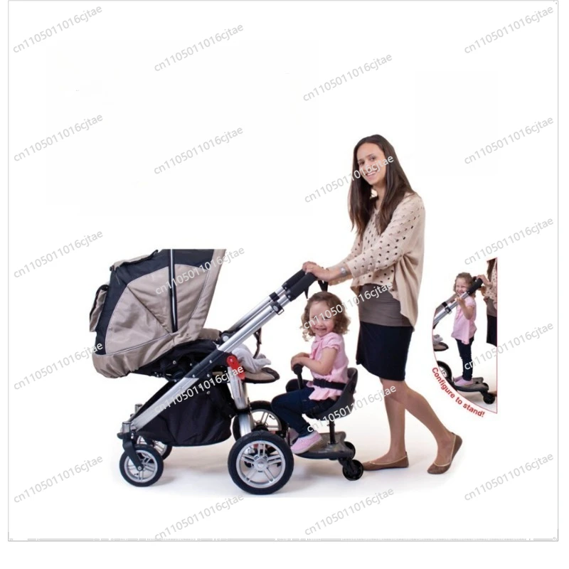 For The Second Child Artifact, Baby Stroller Auxiliary Pedal, Baby Walking Travel Universal Seat One for Two