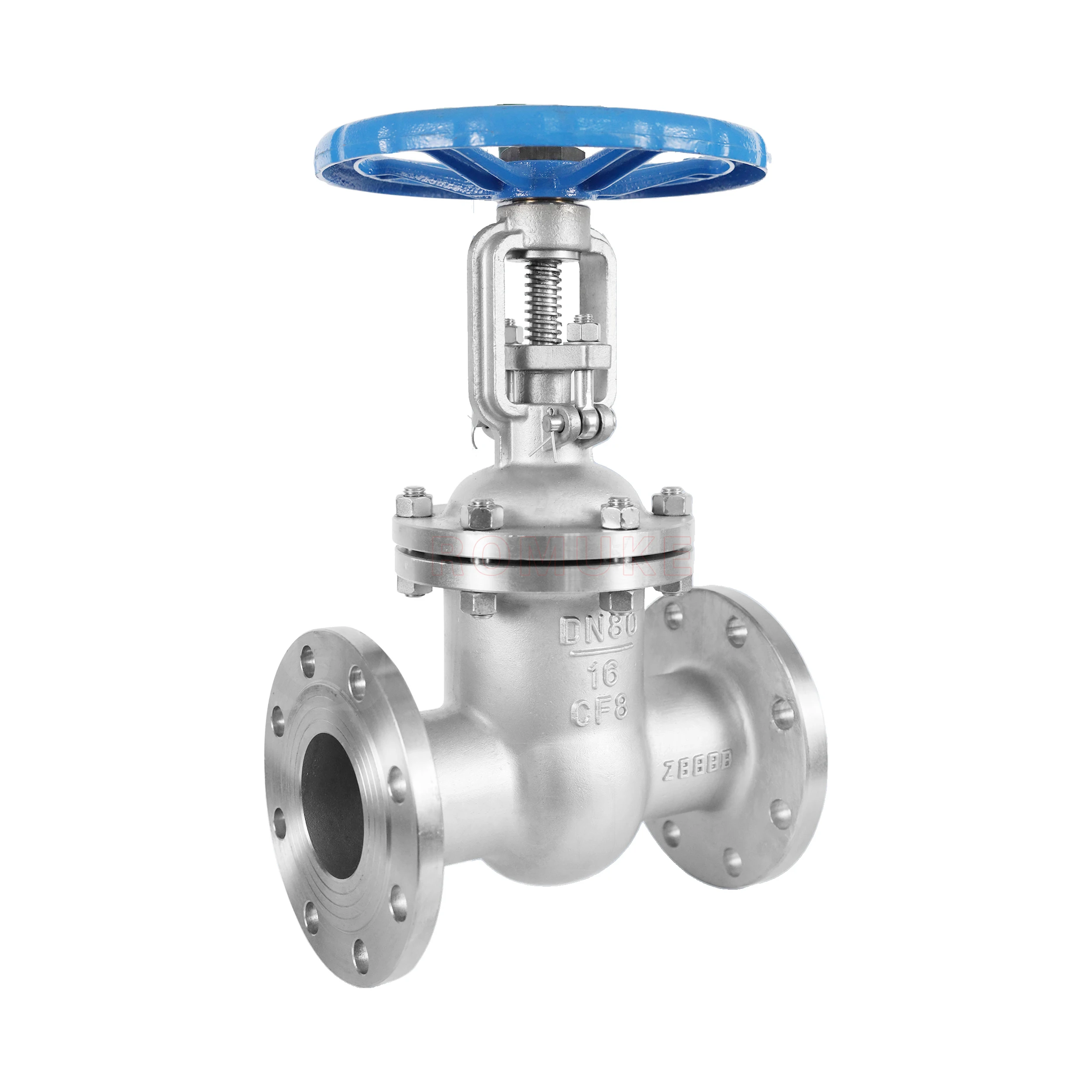 

Z41W-16P Stainless Steel CF8 CF3 CF8M CF3M Rising Stem Wedge Hard Seal Flange Manual High Temperature Resistant Gate Valve