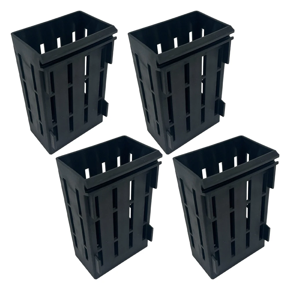 4pcs Hanging Aquarium Plant Holder With Hooks For Fish Tank Aquaponic Plants Cultivation And Decorations Square Hollow Storage