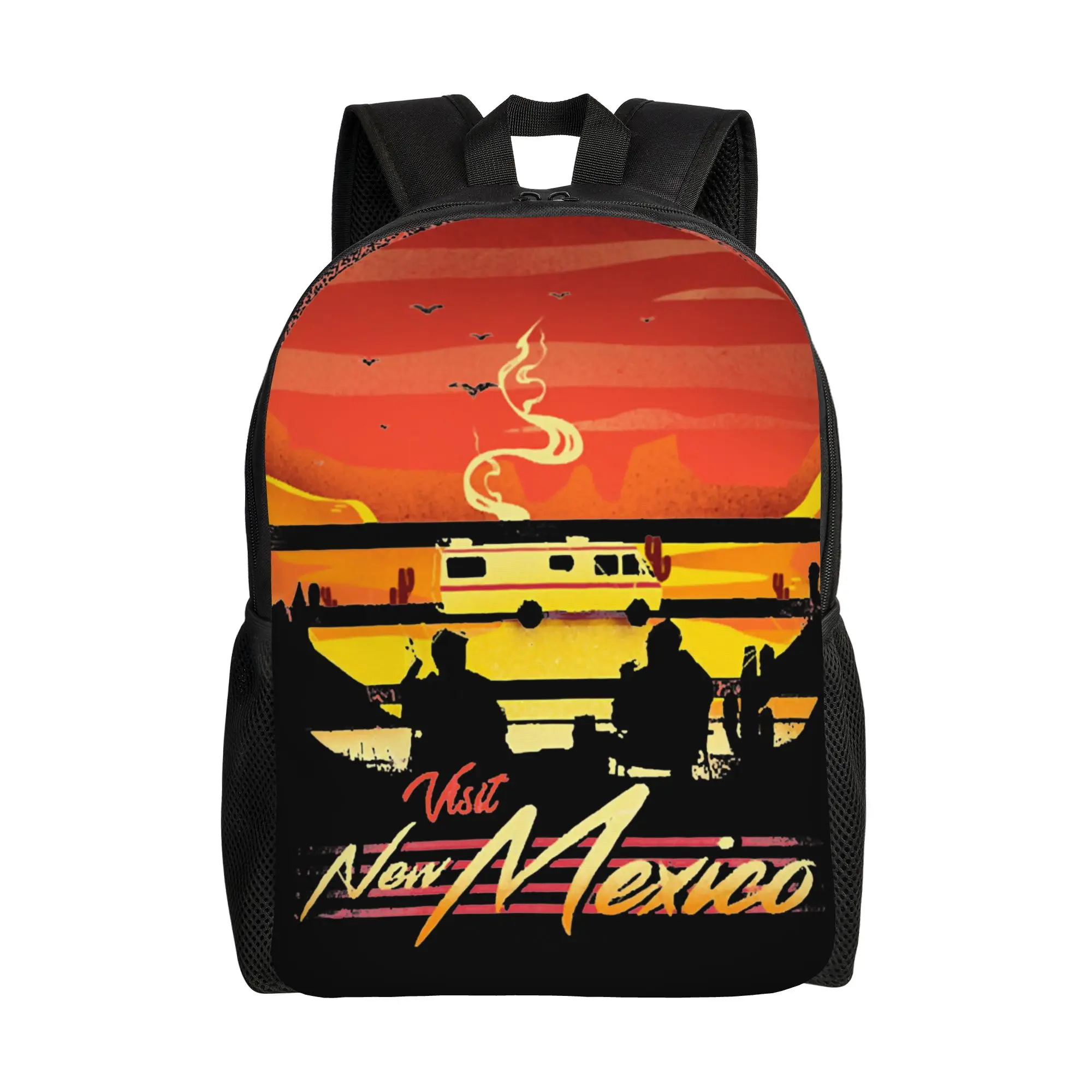 

Breaking Bad Backpack for Men Women Cool Student Business Daypack Walter White Jesse Pinkman College Canvas Bags with Pocket