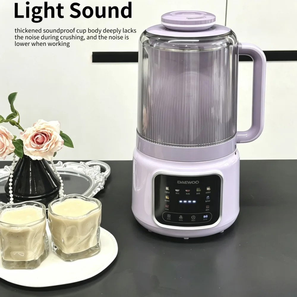 1.2L Split‑Type Blender Soymilk Maker With Steam Micro‑Pressure Soundproof Chamber Integrated Molding Household Food Processor