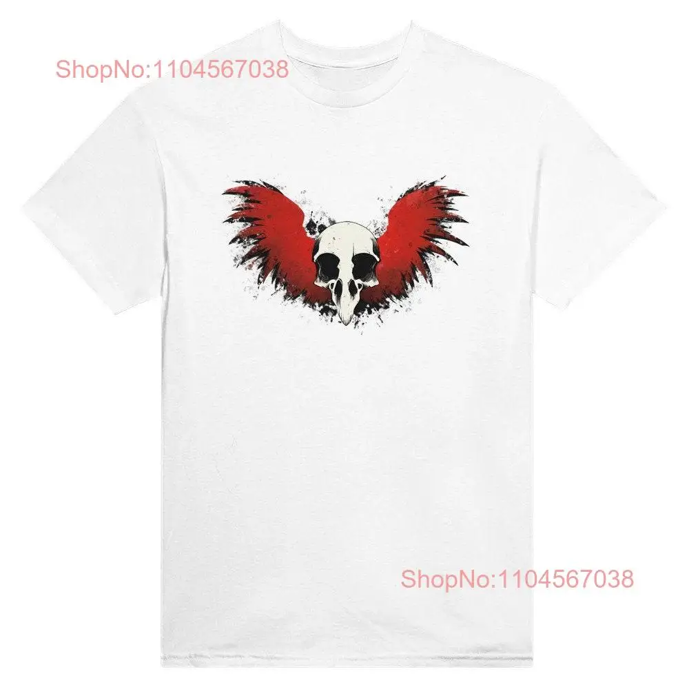 

Красная футболка Raven Skull с длинными или короткими рукавами