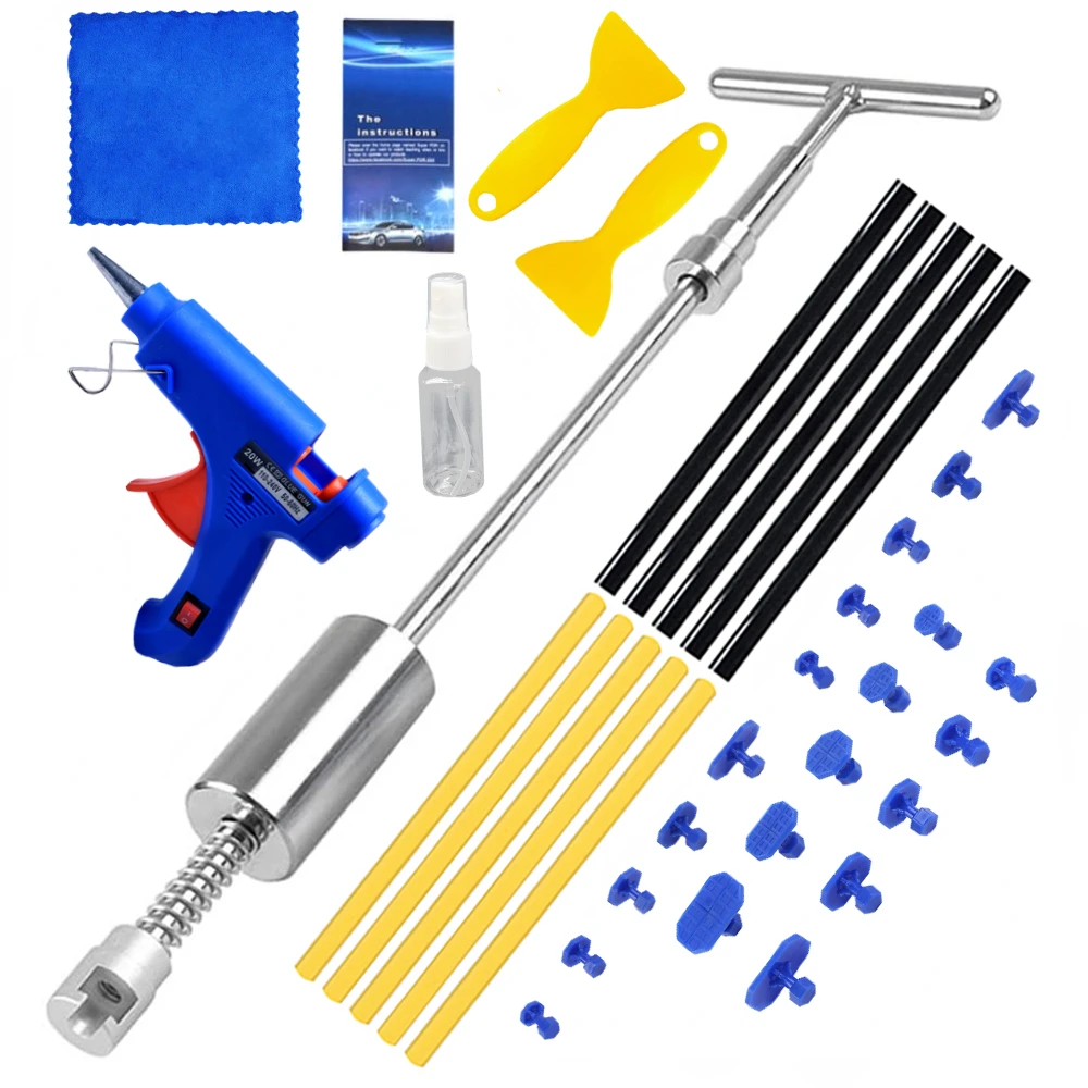 

Инструменты для ремонта вмятин без покраски автомобильный Съемник Набор для удаления скользящий Молоток обратный молоток инструмент Присоска на присоске