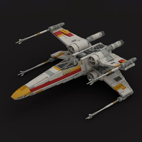 NEW 1226PCS star battle Movie MOC T-65 X-Wing Space fighter model DIY creative ideas Child AssemblyToy BirthdayGift brick Blocks