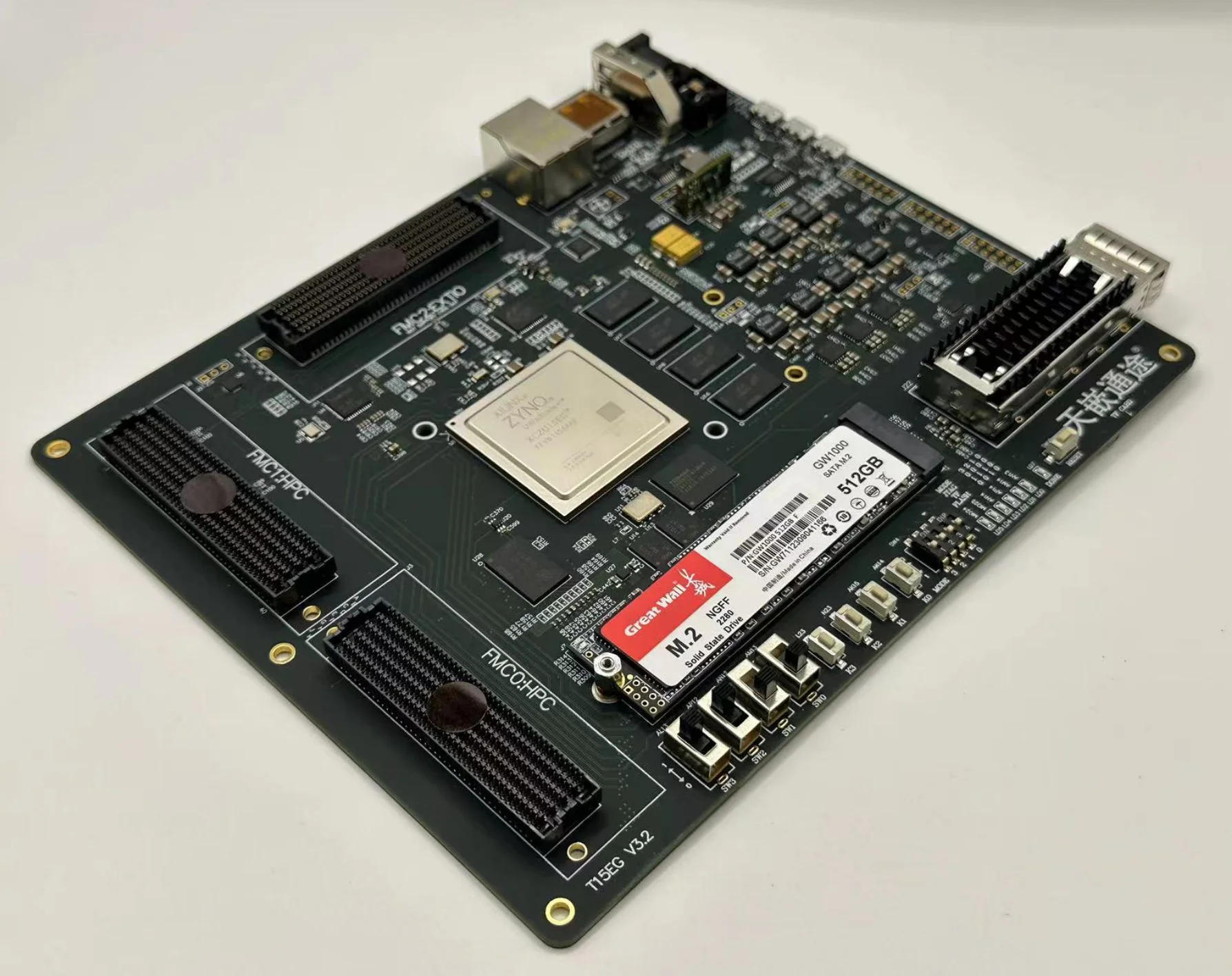 New MPSOC Development Board XCZU15EG With FMC HPC AD9361 SDR