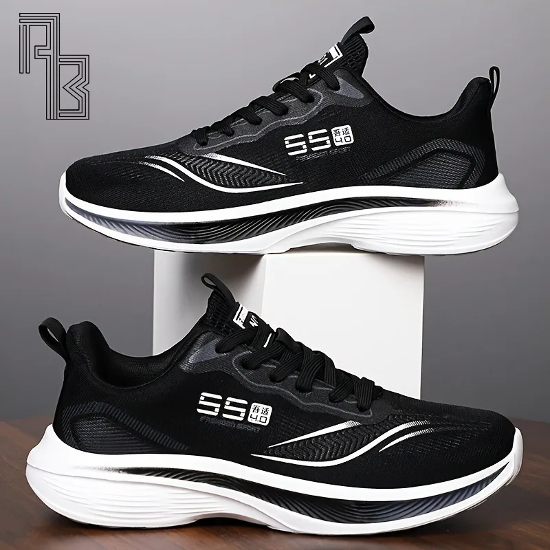 

Men's Shoes with Breathable Mesh for Spring and Summer, Casual and Lightweight Sports Shoes, Soft Soled Non Slip Running Shoes