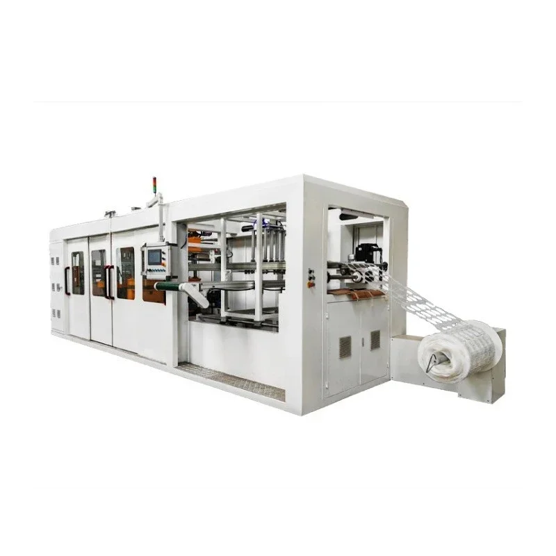 Automatic positive and negative pressure blister forming machine, bamboo plastic rice lunch box blister machine