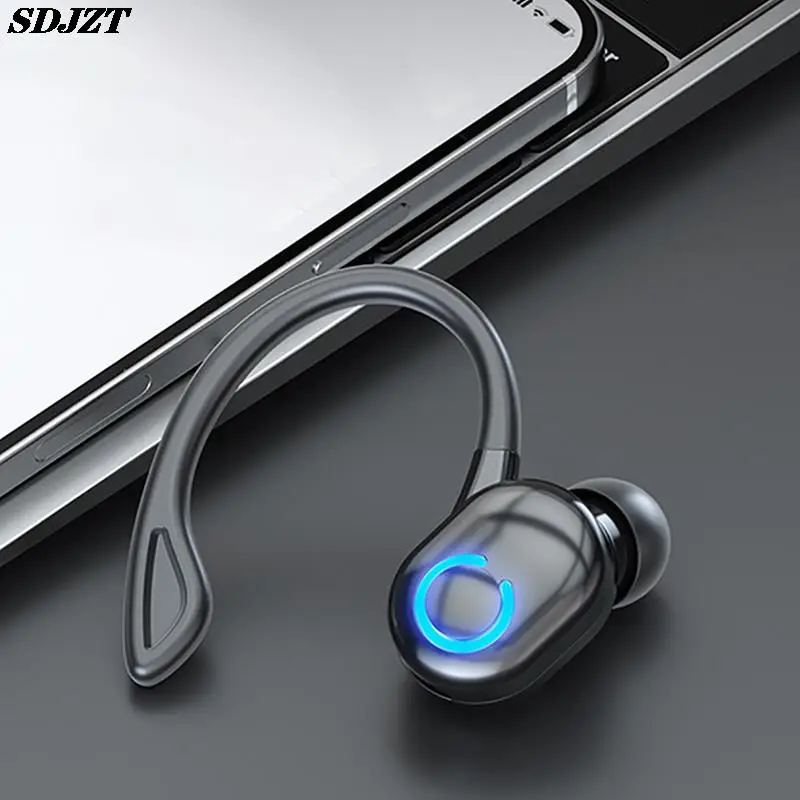 W6 سماعات بلوتوث لاسلكية الرياضة تشغيل سماعة لاسلكية واحدة سماعات الأذن HiFi ستيريو الحد من الضوضاء الموسيقى سماعة