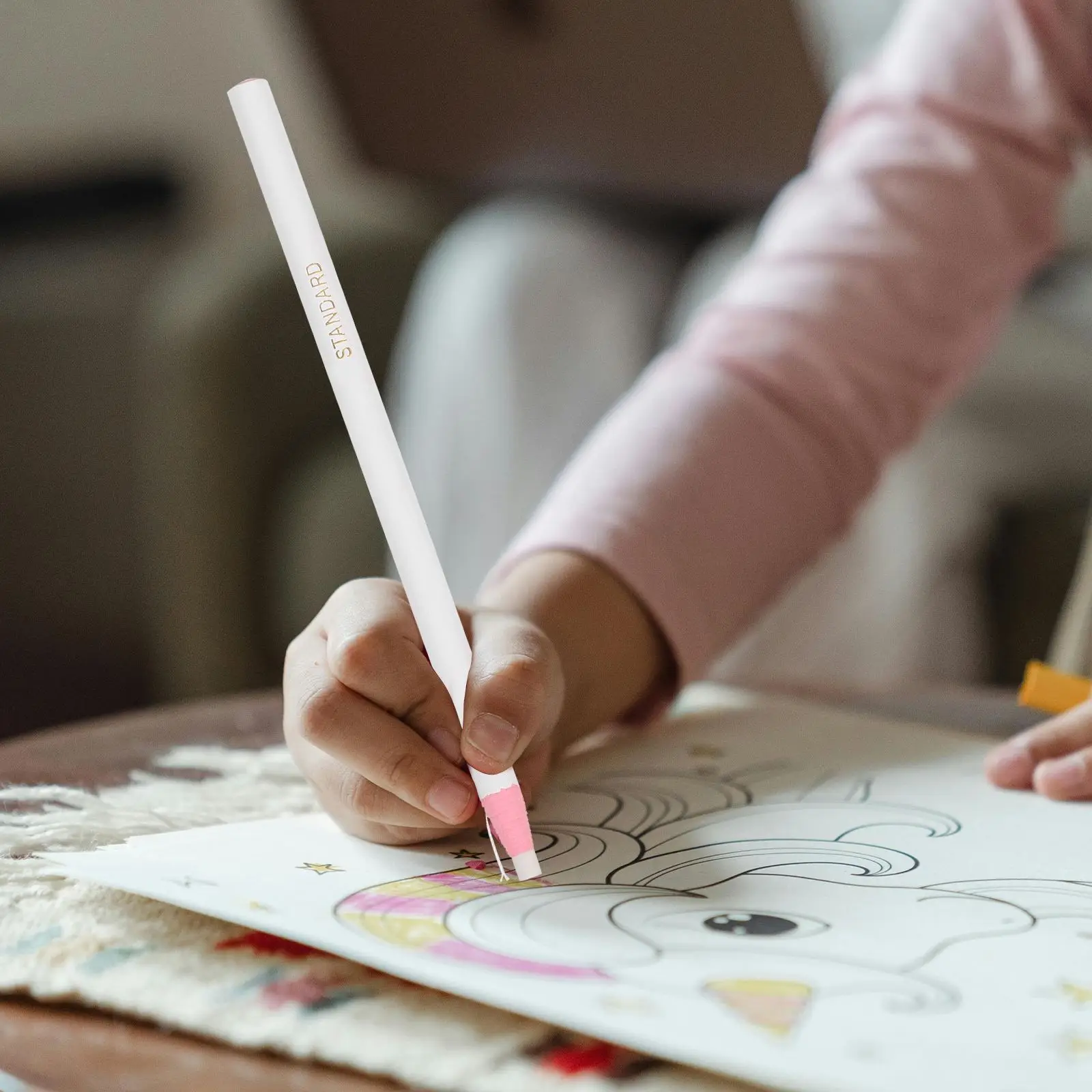 12 Uds. Rotuladores de cera, lápices de crayón portátiles, lápices de grasa creativos, lápices de dibujo, rollo de papel sin afeitar, crayones