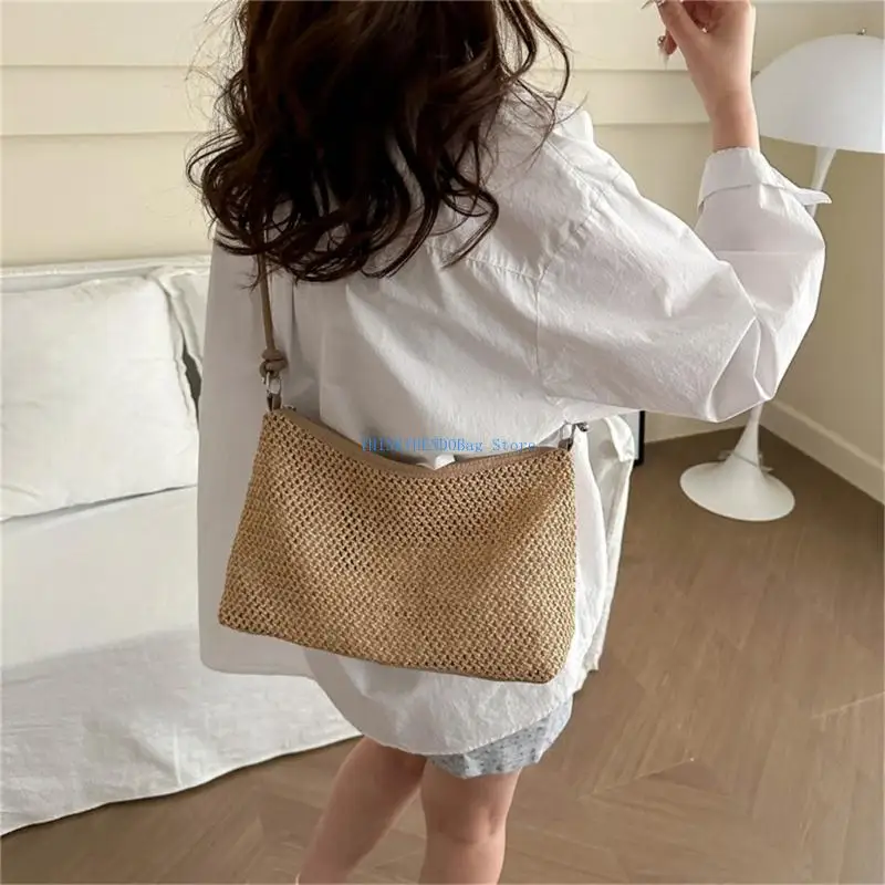 Borsa da spiaggia in tessuto 63HC per borse a tracolla a tracolla da donna alla Borsa da viaggio per attività all'aperto e