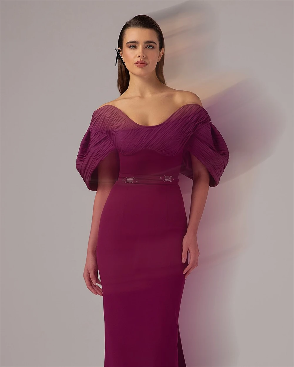 

Классические вечерние платья из джерси с русалкой по индивидуальному заказу, темпераментное платье для выпускного вечера с открытыми плечами, роскошное платье Vestido De Festa