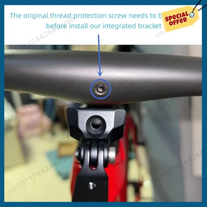 

-A15I Bike Computer Mount For T Rek Madone SLR 7 Specialized Stem Bar Compatible With Garmin/Magen E/Bry Ton/Wa Hoo Adapter
