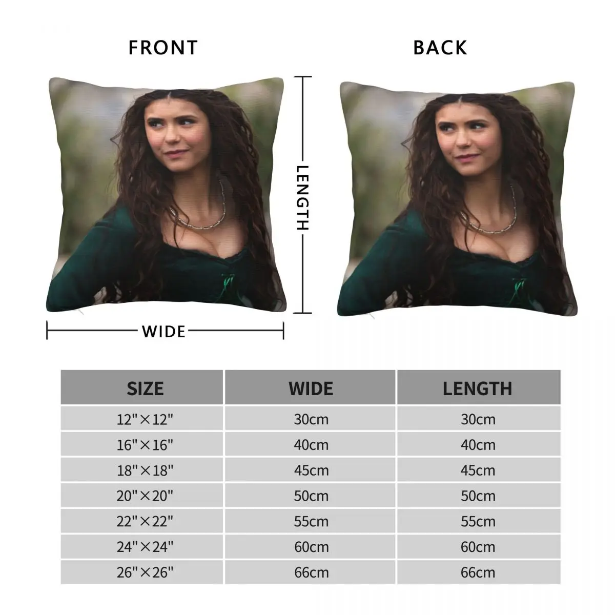 Katherine Pierce Pillowcase Polyester Linen Velvet Pattern Zip Decor Pillow Case Bed Cushion Cover