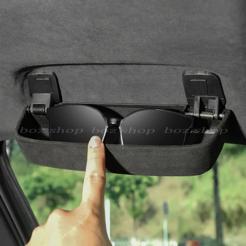 

Car Sun Visor Glasses Storage Bag Ticket Holder Automobile Interior Accessories For Volkswagen Golf 8 VW MK8 ID3 ID4