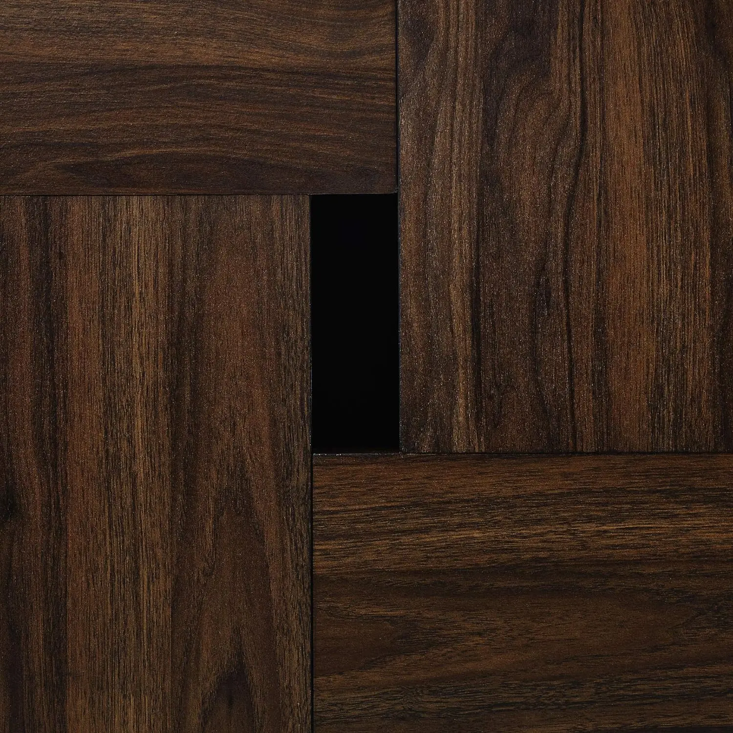 Accent Buffet Entryway Bar Cabinet Storage Entry Table Living Room Dining Room, 30 Inch, Dark Walnut and Navy Interior image 4