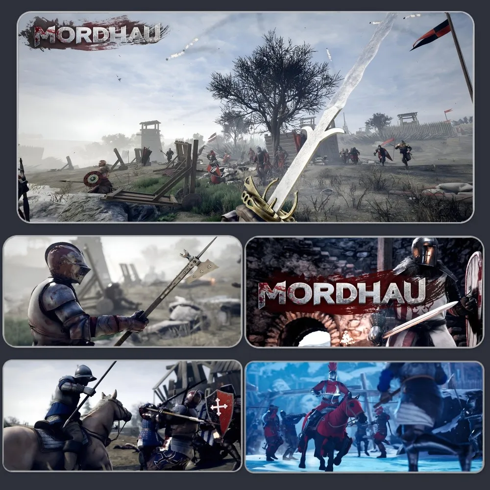 

Коврик для мыши M-Mordhau, большой игровой коврик для мыши, утолщенный Настольный Коврик для компьютерной клавиатуры