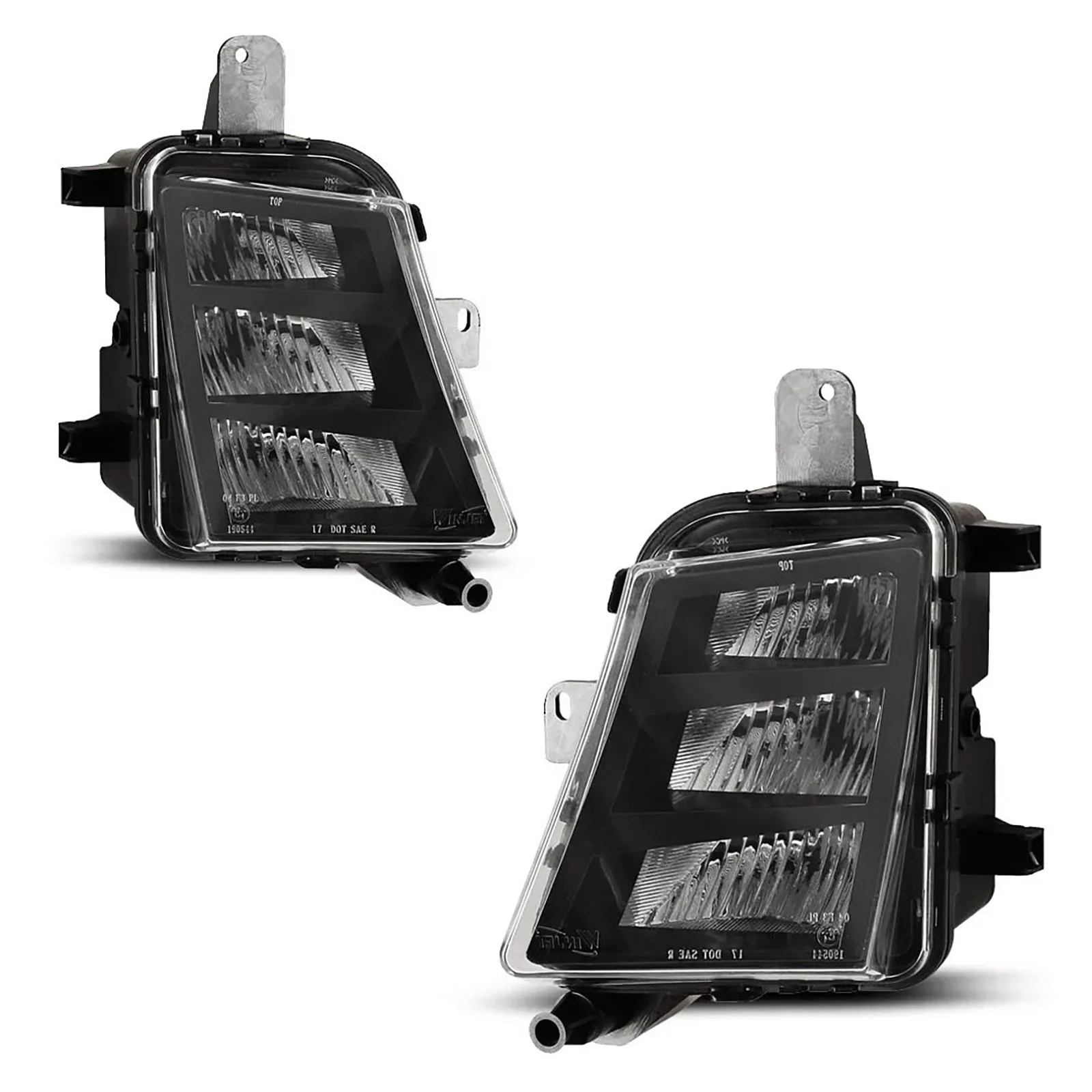 1 Pair Vehicle LED Fog Lights Bumper Lamps Left & Right 5GM941699A 5GM941700A For Volkswagen Golf GTI 2014-2017 Car Accessories