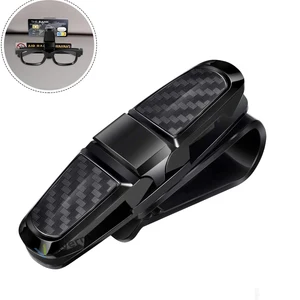 حامل نظارات السيارة المحمول Vexverm ، مشبك بطاقة التذاكر ، واقي الشمس ، مشبك النظارات ، علبة نظارات ABS ، اكسسوارات السيارات أفضل 6 حامل نظارات Amarok مبيعا - No5