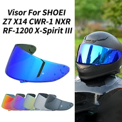 Helmet Visor for SHOEI Motorcycle Helmets X14 Z7 CWR1 RF1200 X-spirit 3 NXR Helmet Lens Windshield Motorcycle Helmet Accessories