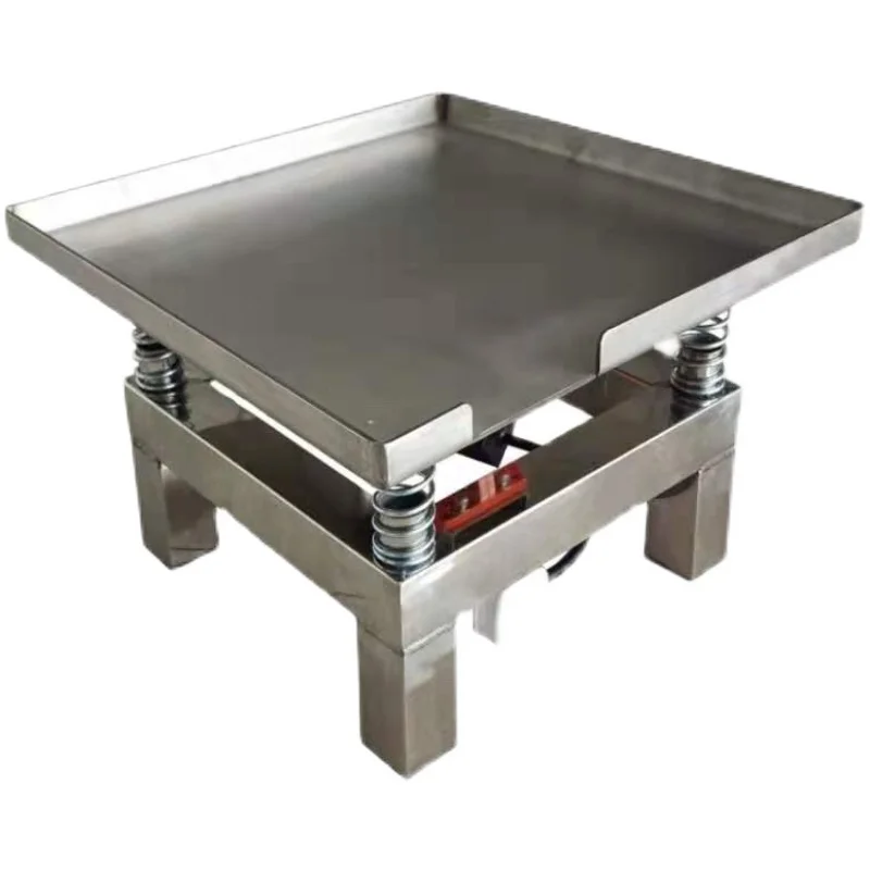 35*35ซม.คอนกรีตสั่นตารางการสั่นสะเทือน Test Bench Test Block Vibrating แพลตฟอร์มสแตนเลสมินิสั่นสะเทือน3000RPM