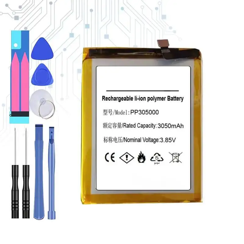 

3050Mah PP305000 High-Efficiency Mobile Phone Battery For Comio X11