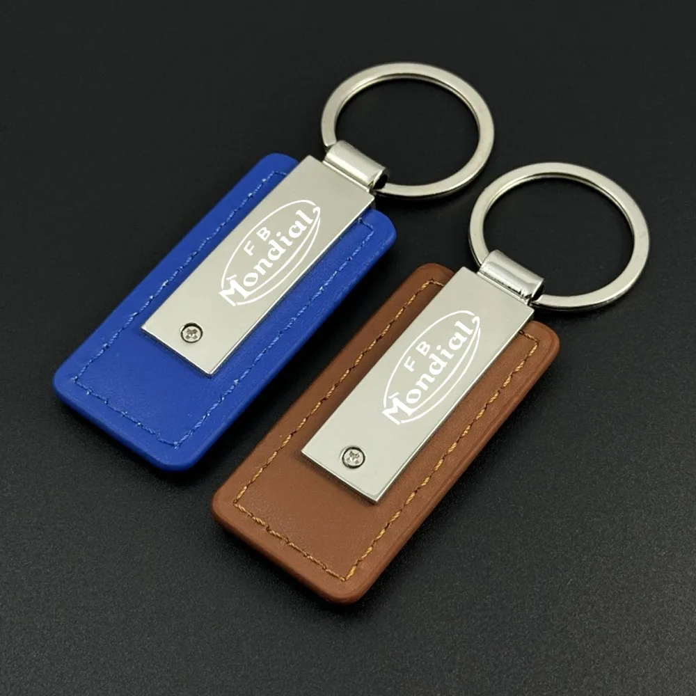 جديد لـ FB Mondial مسار مسطح Hps F 125 300 محب Imola المفاتيح سبائك الزنك بولي Leather الجلود المفاتيح دراجة نارية الملحقات