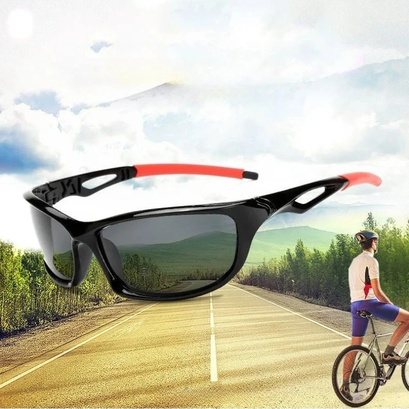 

Polarized Sunglasses Designer Square Sports Sun Glasses for Men Driving Fishing Cycling Climbing Skiing Black Frame Goggle UV400