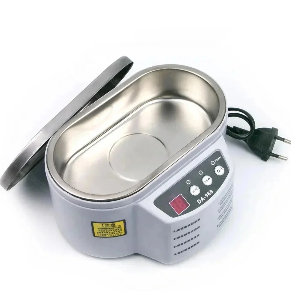 110V 220V 500ml Dual Vibration Ultrasonic Cleaner For Home Use Glasses Jewelry Print Head Mobile Phone Motherboard Cleaner