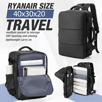 Ryanair 40x30x20 bolsa de cabina de equipaje, 40x30x20 bolsa hombres mujeres 15,6 pulgadas bolsa para ordenador portátil mochila de viaje de negocios, mochila escolar universitaria