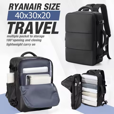 Ryanair 40x30x20 Luggage Cabin Bag, 40x30x20 Bag Men Women 15.6inch Laptop Bag Business Travel Backpack，College School Backapck