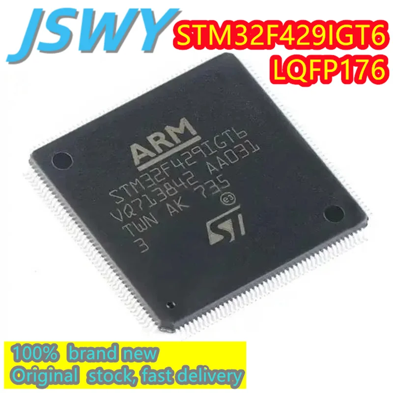 

(1/40 pieces) STM32F429IGT6 LQFP-176 ARM Cortex-M4 32-bit microcontroller MCU Original authentic spot fast delivery