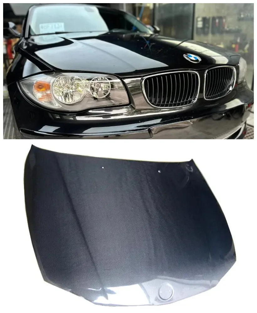 

Корпус капота двигателя из настоящего углеродного волокна для BMW 1 серии E87 120i 125i 2004-2011