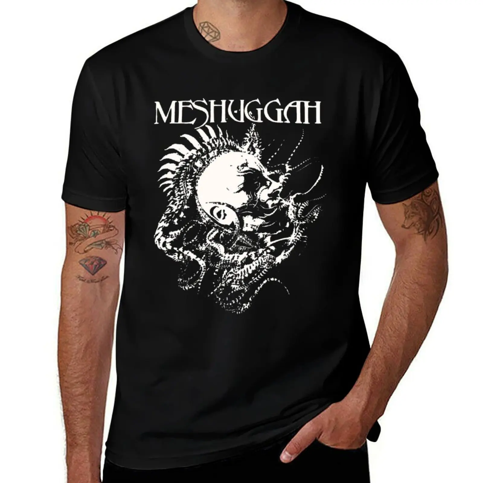 meshuggah T-Shirt Non-Shrink Basic Cotton T-Shirt