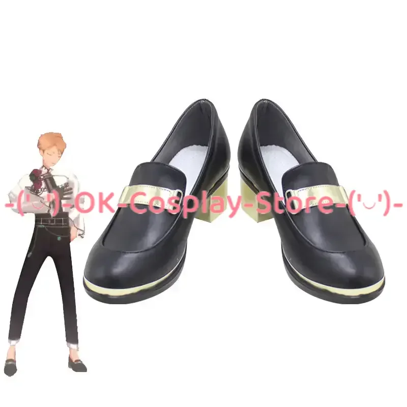 Game Ensemble Stars Mystic Fragrance Knights Cosplay Shoes PU Leather Shoes Halloween Carnival Boots Props Custom Made