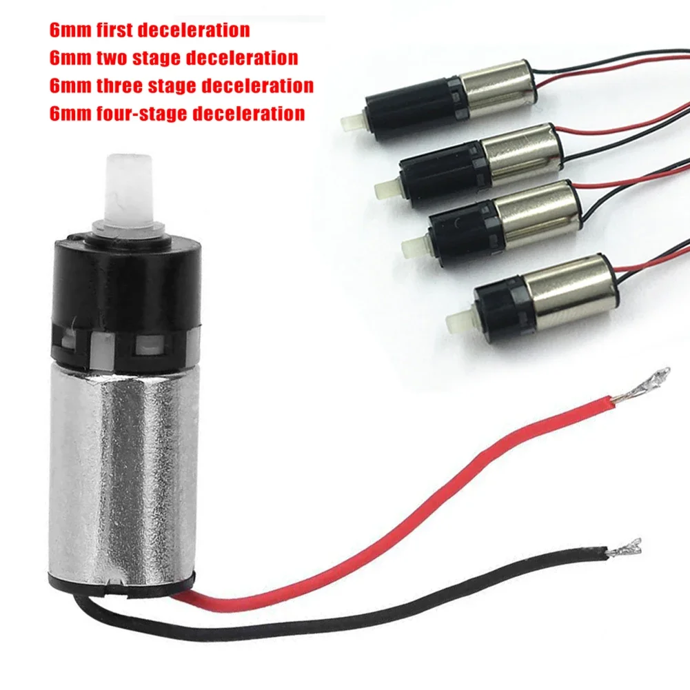 1pcs 6mm DC 3V 1200RPM Planetary Gear Motor Planetary Reduction Motor High Torque Coreless Gearbox For DIY Robot Car