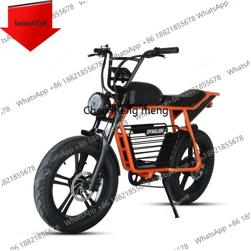 

Электрический фэтбайк D185 с толстыми шинами, электрический горный велосипед с передней подвеской, внедорожный электровелосипед для взрослых, электрический грязевой велосипед, электровелосипед для бездорожья