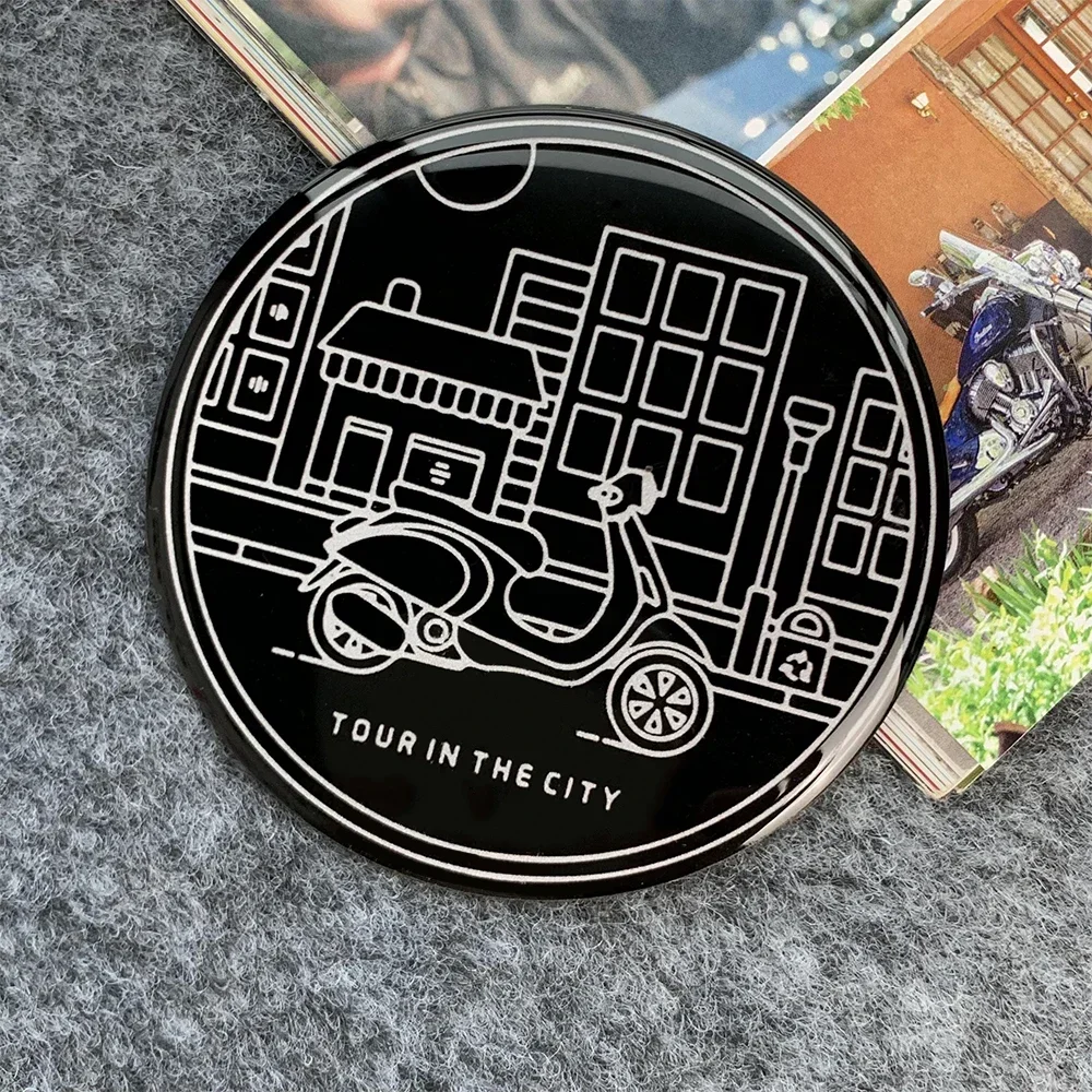 Naklejki magnetyczne 3D Emblemat Motocykl Skuter Naklejki na karoserię dla Vespa 300 Gts Akcesoria PX Sprint Primavera LX 125 50 Special — zdjęcie 6