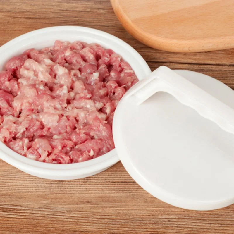 1pc Hamburger Press Stuffed Burger Press Plastic Meat Grill Party BBQ Burger Maker Mould Hamburger Maker Kitchen Tool view 3