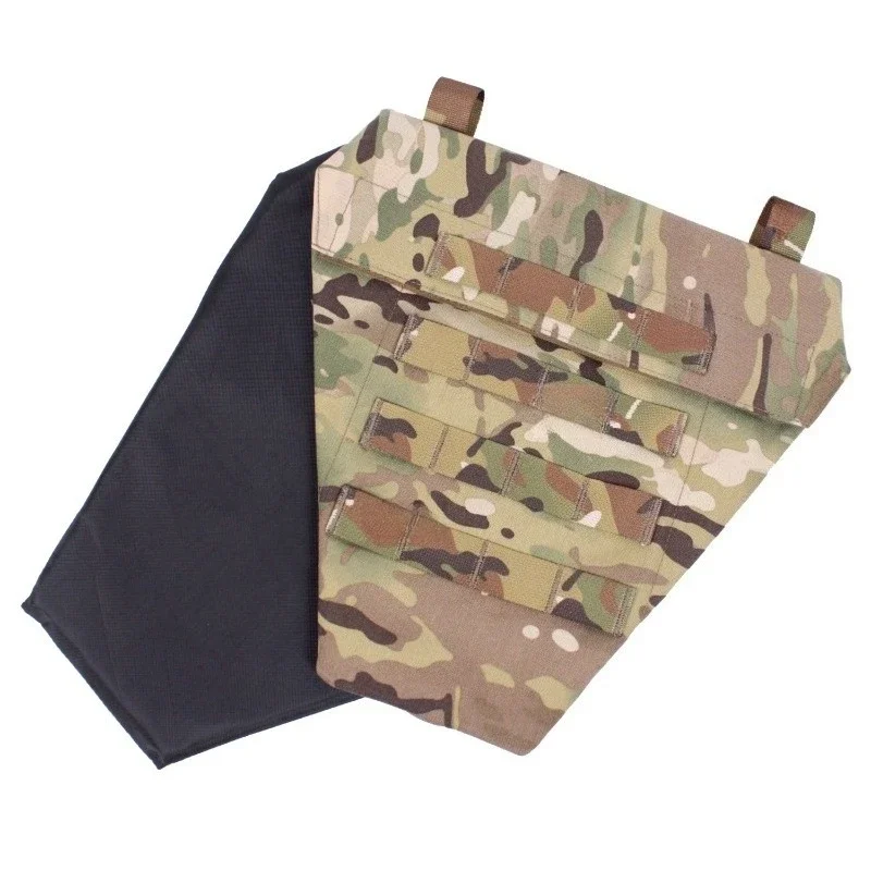Tactical Vest MOLLE Lower Hanging Utility Pouch Camo Nylon Kangaroo Storage Module Accessory For Plate Carrier Crotch Protection