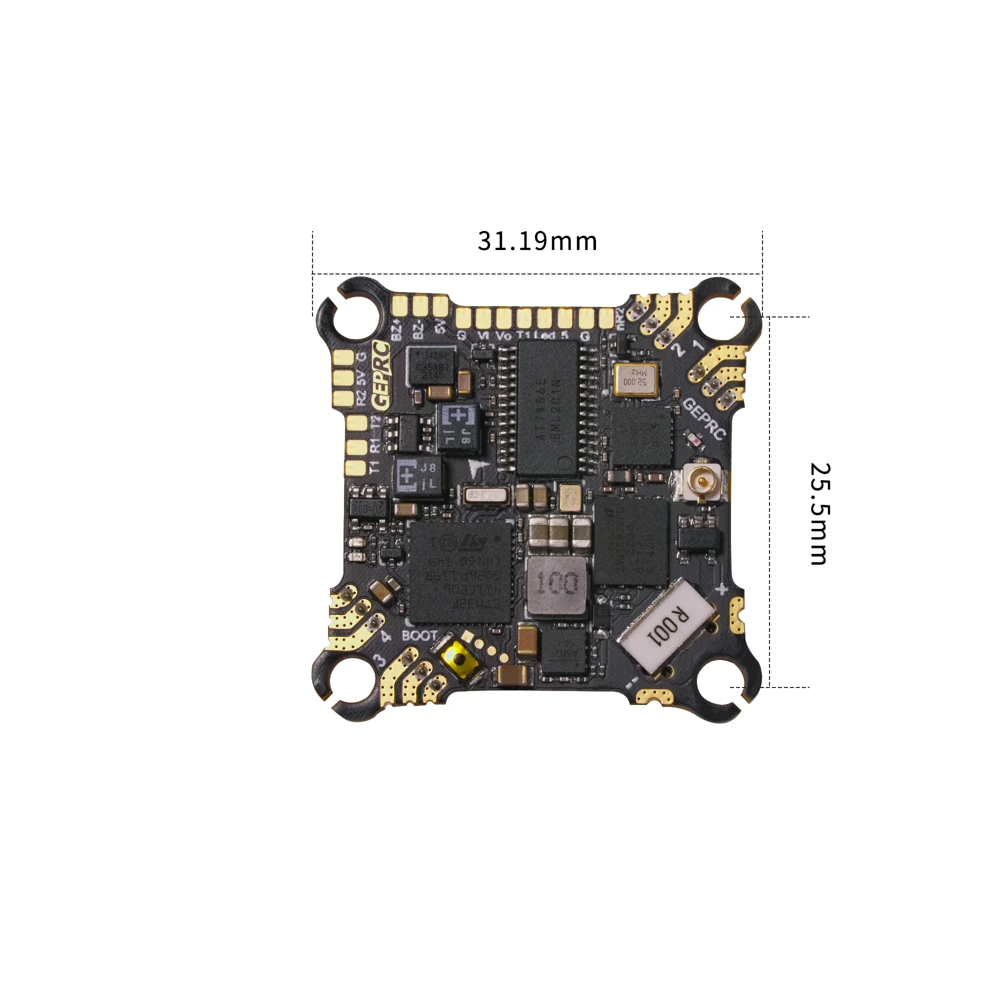 GEPRC TAKER F411 12A AIO Built-in ELRS Receiver 2-4S LIPO 25.5X25.5mm