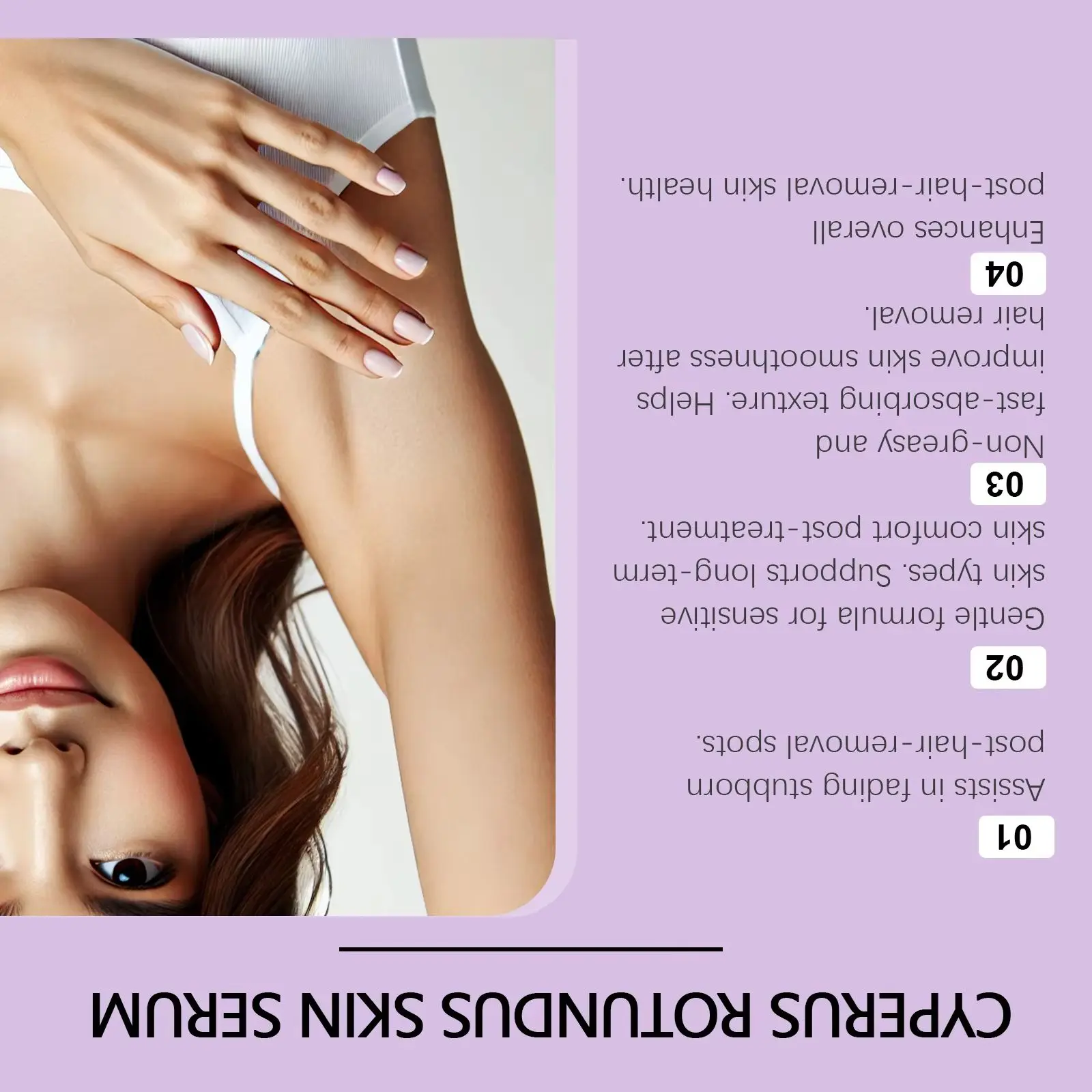 Cyperus Rotundus Skin Serum Hair Growth Inhibitor Post Hair Removal Care Serum Moisturize And Shrink Pores Brightening Skin Care