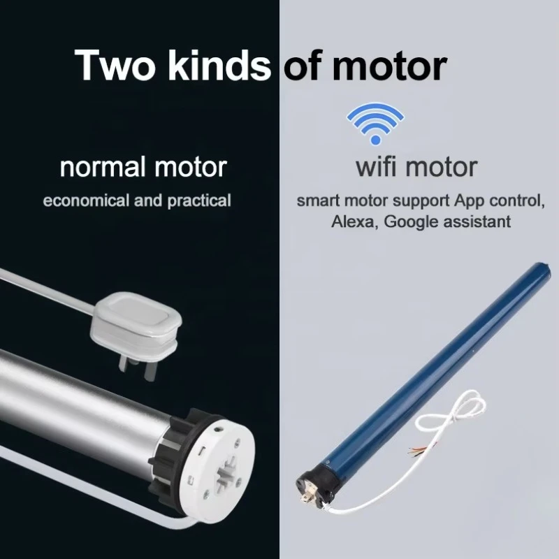 Smart Home Roller Curtain Electric Curtain Roller Blind Motor Remote Blind Wifi Blind