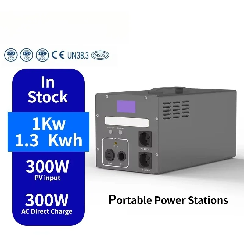 

2025 Новая портативная электростанция Lifepo4 Батарея 1500 Вт Система хранения энергии 2000 Вт Генератор солнечной энергии Автомобильная панель с питанием от