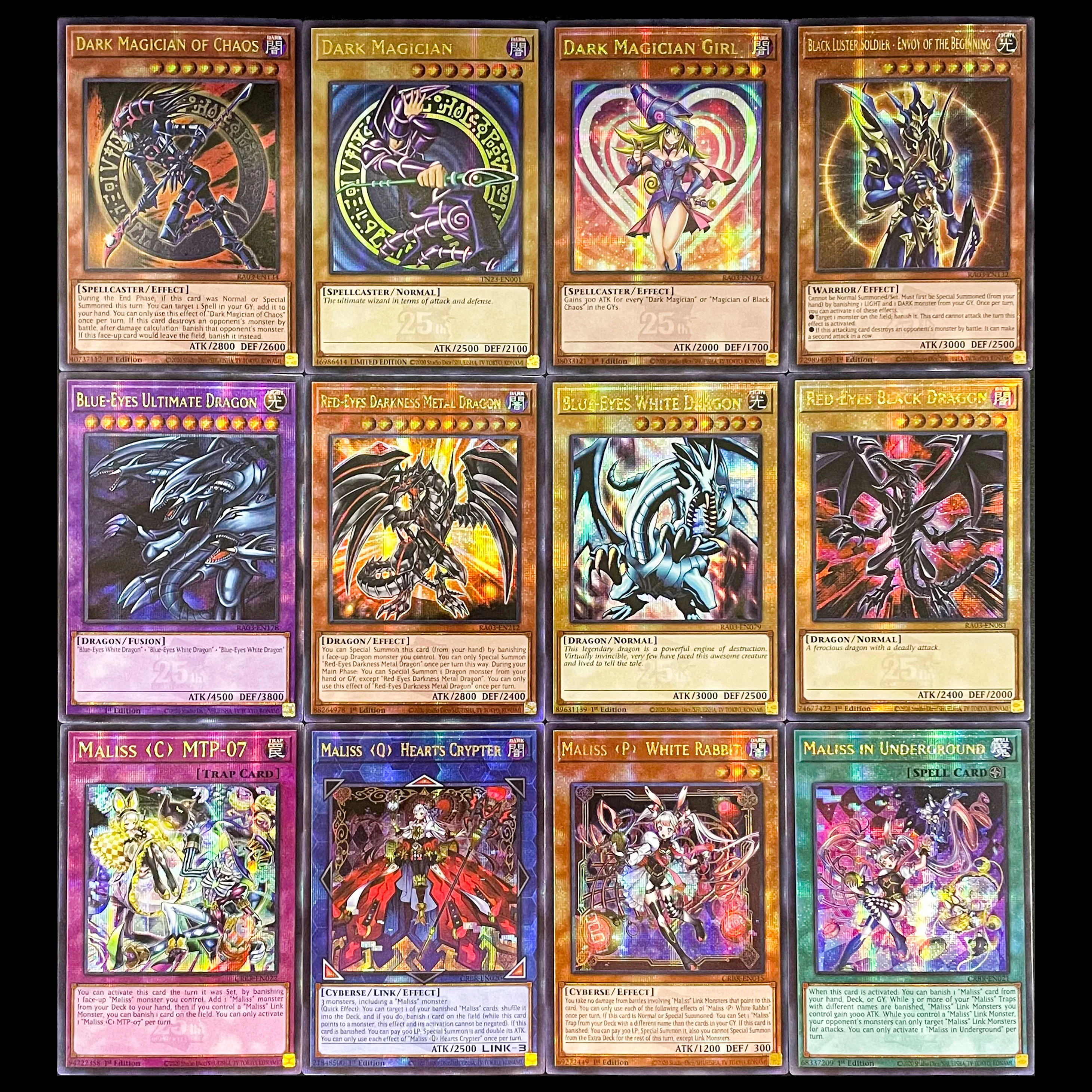 YuGiOh Collection FOIL Cards Blue-Eyes White Dragon Mirror Force Sky Striker Mobilize - Engage TCG Came Cards