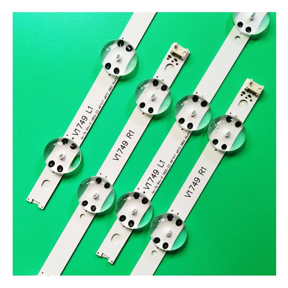 LED strips for backlighting  49'' TV 49UV340C 49UJ6565 49UJ670V-ZD V17 R1 + L1 ART3 2862 2863 6916L-2862A 6916L-2863A ART349UJ65